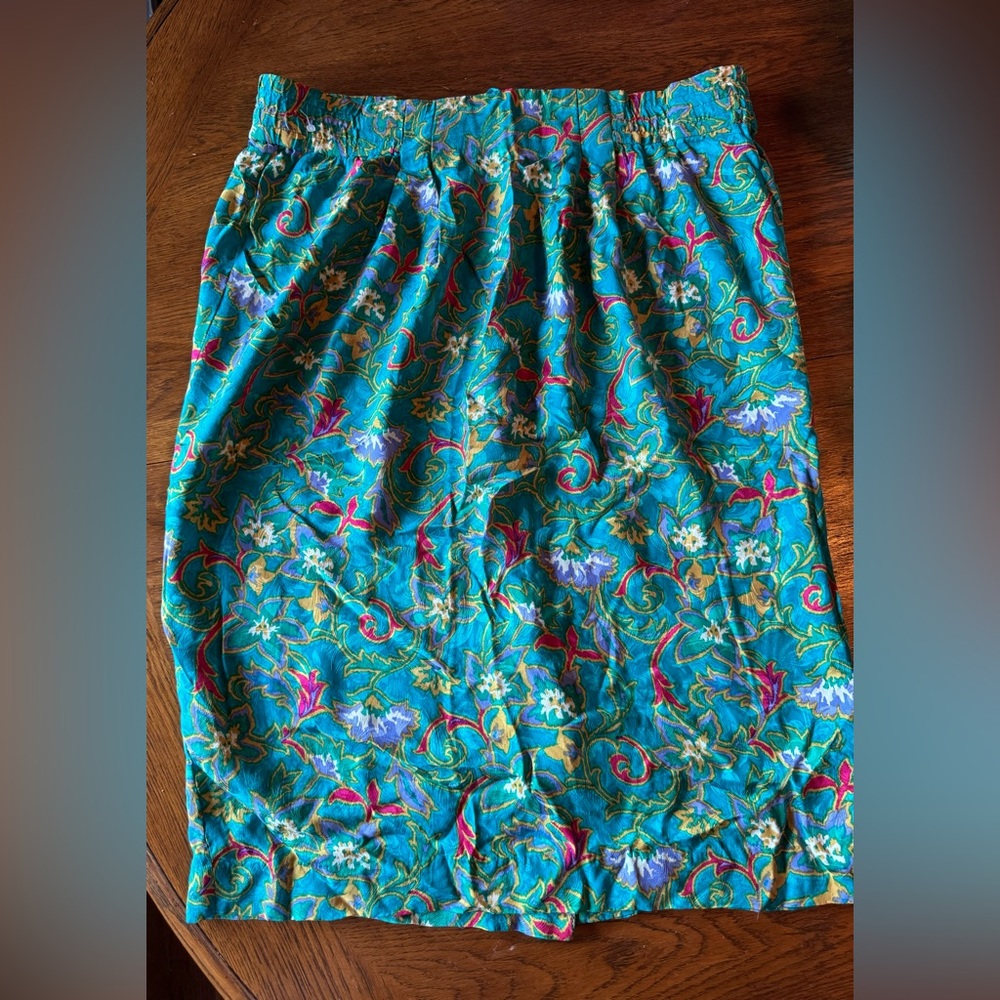Vintage silk skirt